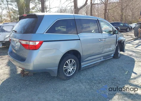 2012 Honda Odyssey Ex-L из США, поврежденный, VIN 5FNRL5H64CB010282